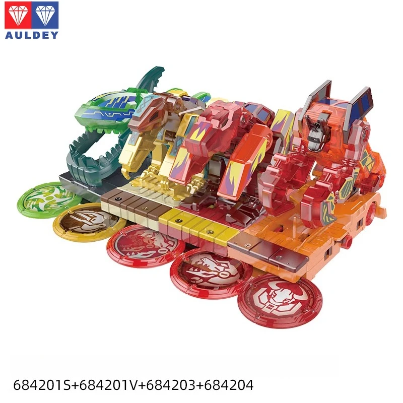 

In Stock AULDEY‌ Original Explosion Speed ​​3 Combined Somerset Ejection Deformed Car Can Be Used To Collect Holiday Gifts