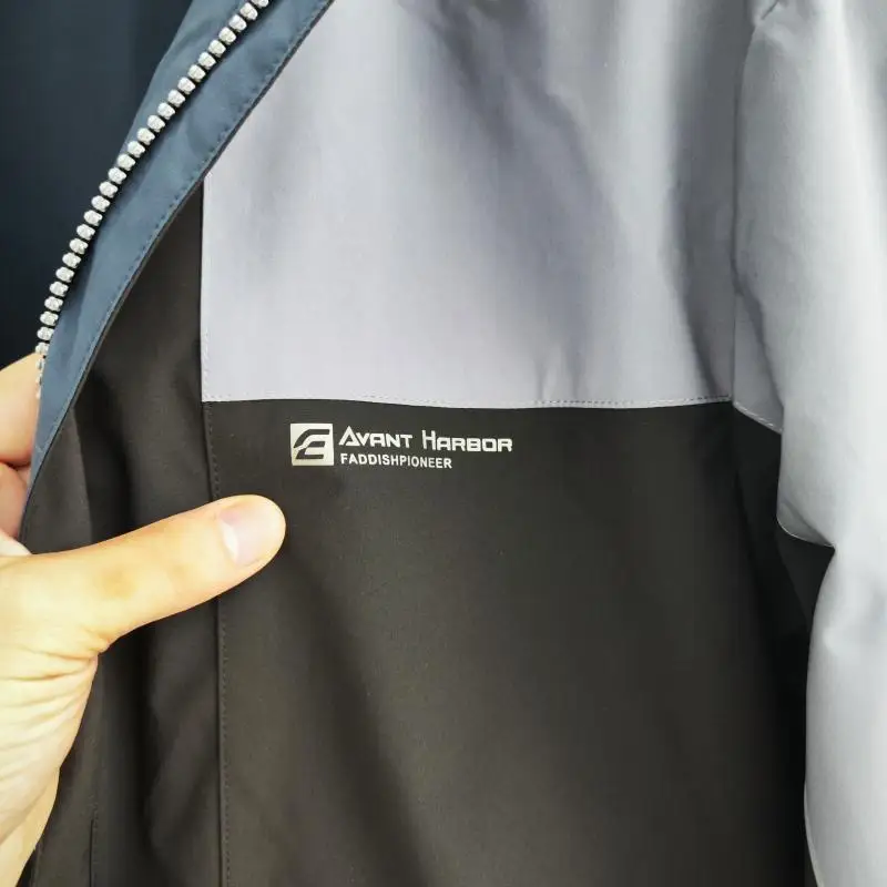 

Double-Sided Wear Busin Casual Men's Jaet 2024 Autumn New Arrival Color Blo Stand Collar Youth Faion Urban Sle