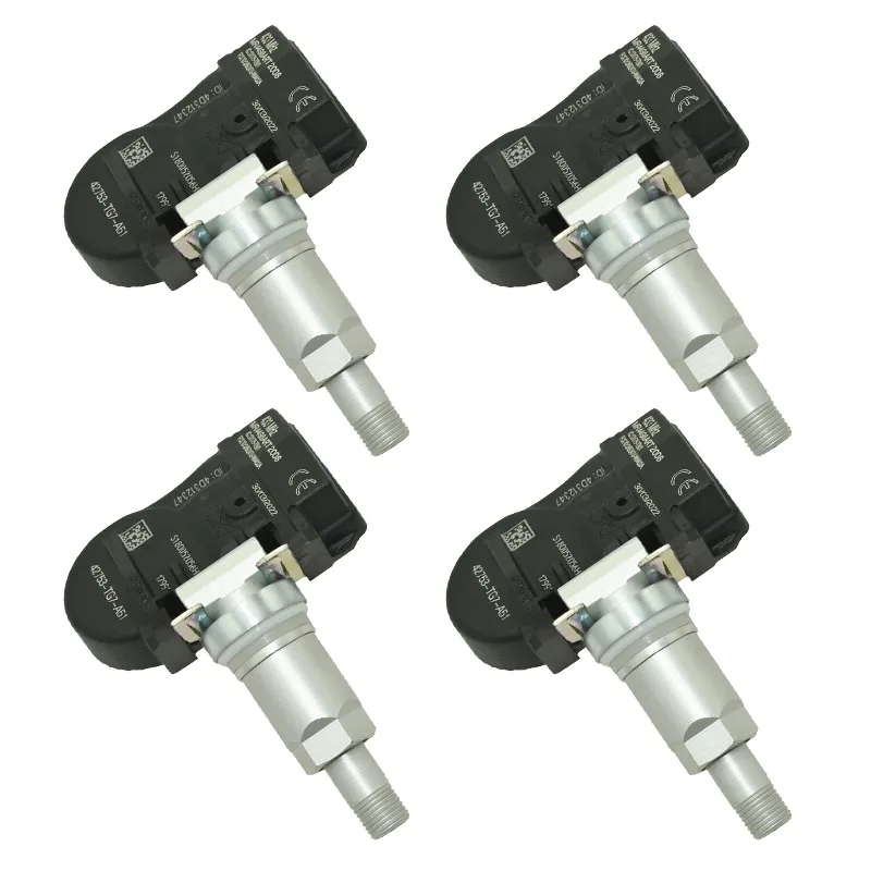 

4pcs 42753-TG7-A51 TPMS Sensor Tire Pressure Monitor System For Honda CR-V HR-V Accord Pilot Legend Odyssey Touring 433MHz