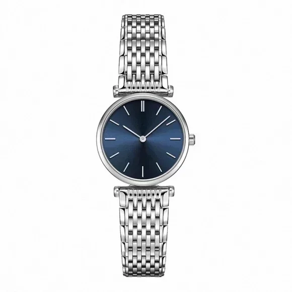 Luxury New Womens Watch Jialan Blue Plate Quartz Ladies Black Relogio Masculino