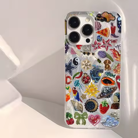 Planet Floral Pattern Phone Case For Samsung Galaxy S25 S24 S23 S22 Ultra Plus FE A56 A55 A54 A53 A52 A36 A35 A34 A16 A15 Cover