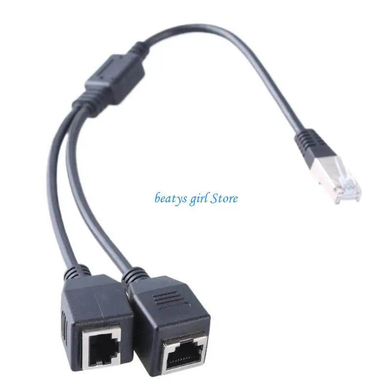 C7AB Networking Extender Connector RJ45 Splitter Adapter for LAN Connection