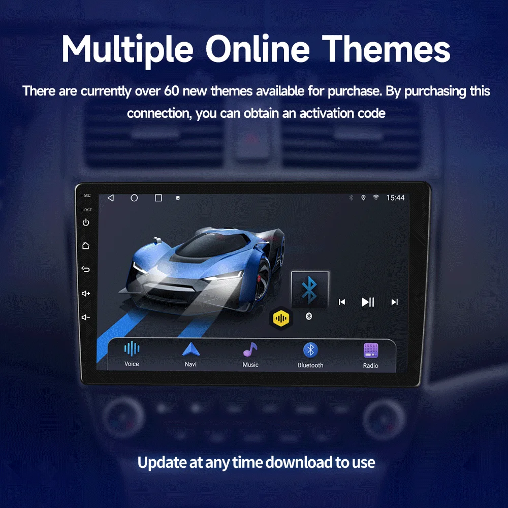 JIUYIN Online Theme For Android Radio Multimedia For Honda Accord Toyota Car Video Playr Universal