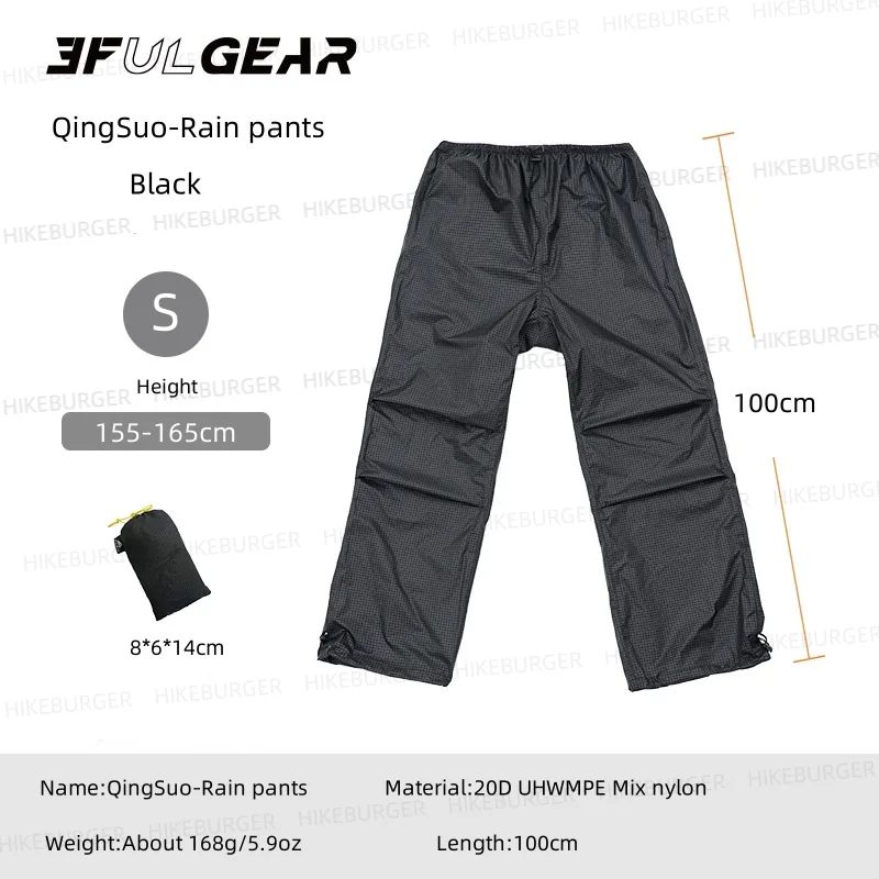 3F UL GEAR QingSuo Spilt Rain Poncho Outdoor Ultralight Sleeve Rain Coats 15D Nylon Waterproof Hiking Cycling Mountaineering image 3
