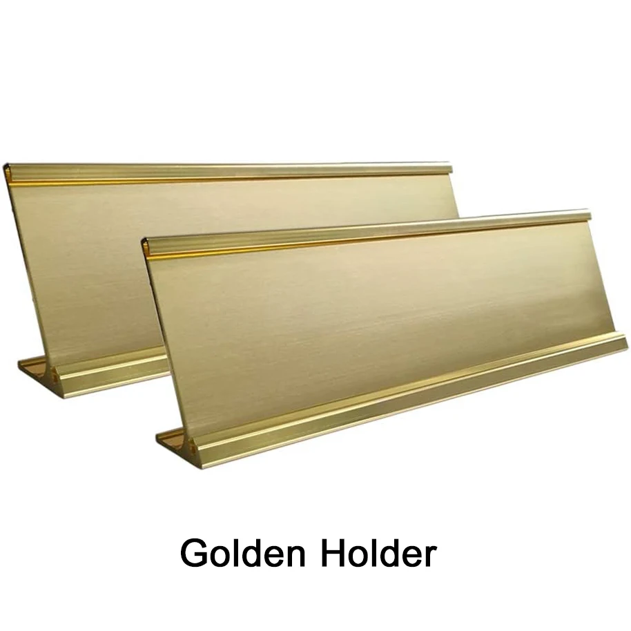 لوحات اسم المكتب الشخصية المجانية الألومنيوم الطباعة مخصص مكتب عمل لوحات اسم مكتب الأعمال مكتب حامل تسجيل 20x6 سنتيمتر #5