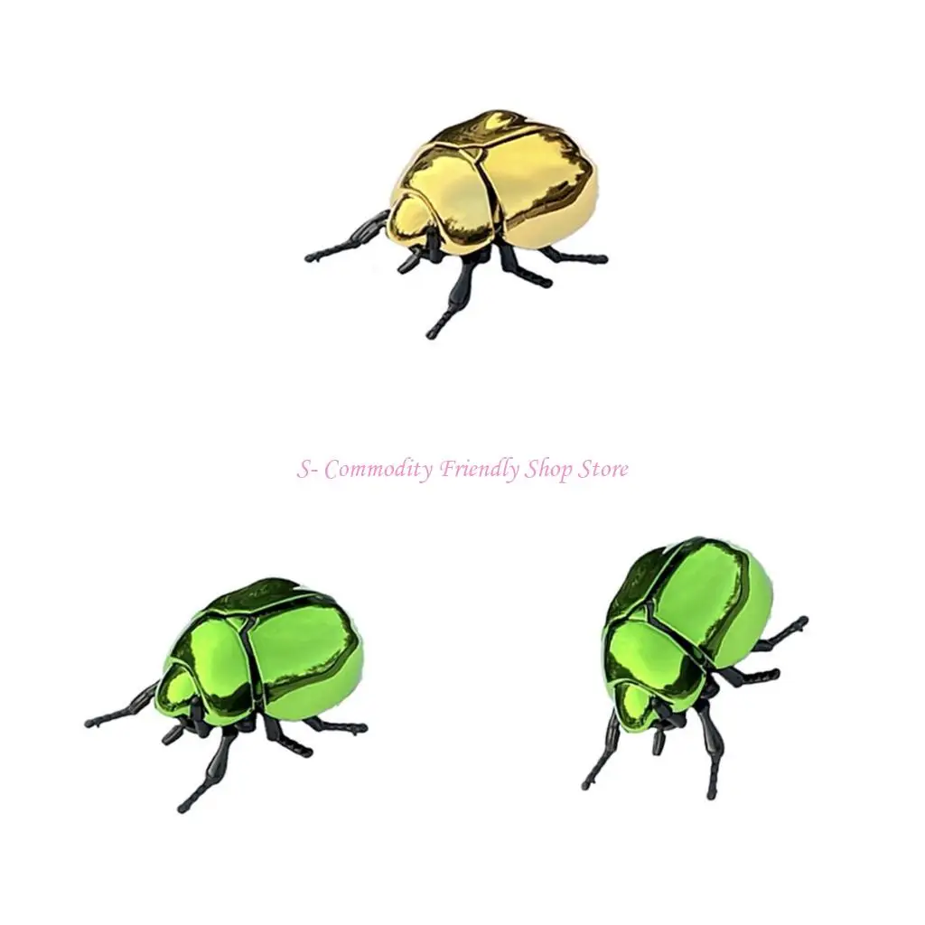 

85AE Windup Scarab Simulation Animal Toy Children Science Learning Fun Activity Toy