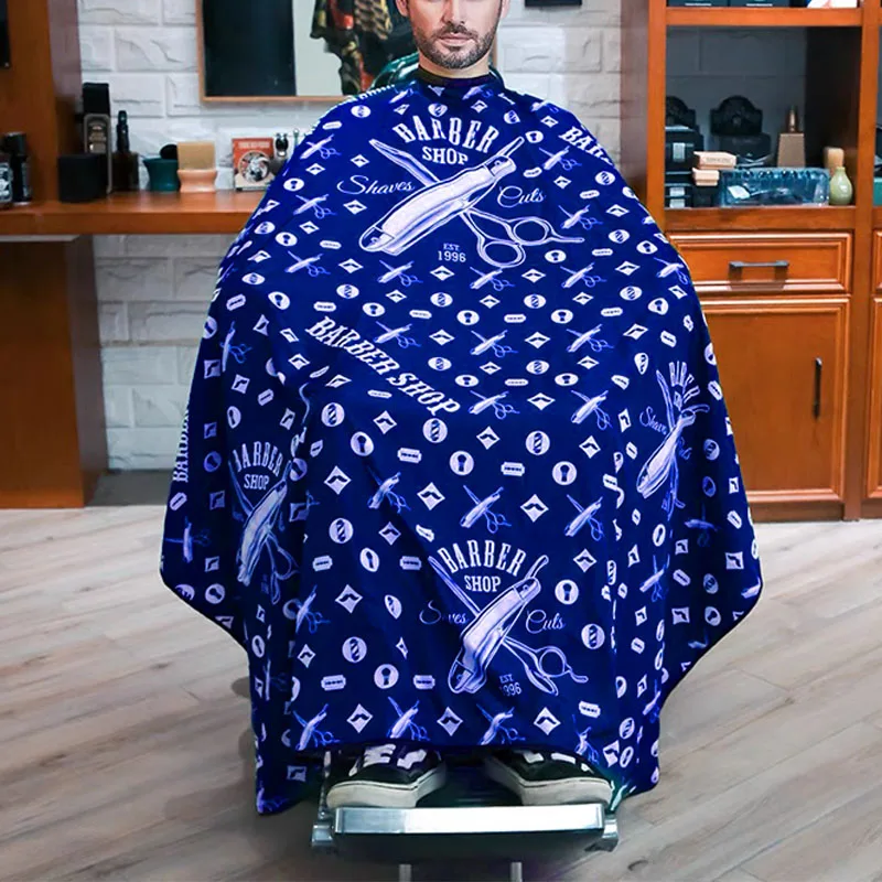 【Hot sales】American Barbershop Hair Cloths Non-stick High-end Hair Salon Hair Cloths Cape Adult Stripes