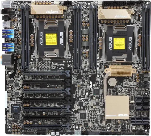 ASUS Z10PE-D8 WS EEB Server Motherboard Dual LGA 2011-3 Intel C612 PCH 4xPCIe 3.0 DDR4 512GB support E5-2600 v4 cpu 2 ASUS Z10PE-D8 WS EEB Server Motherboard Dual LGA 2011-3 Intel C612 PCH 4xPCIe 3.0 DDR4 512GB support E5-2600 v4 cpu 2