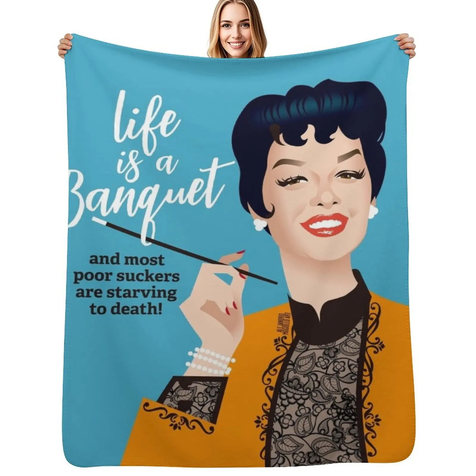 

Banquet! Throw Blanket sofa bed Soft Plaid Thin heavy to sleep Blankets