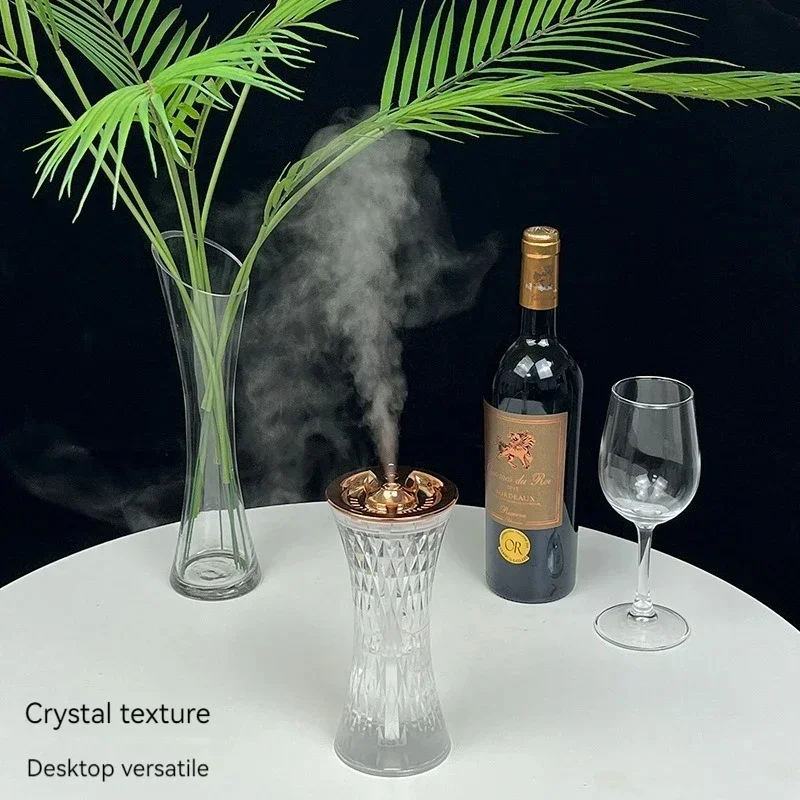 مرطب الضوء المحيط من Hogar USB منزلي كبير الحجم لغرفة النوم، مرطب ضوء ليلي مبهر إبداعي