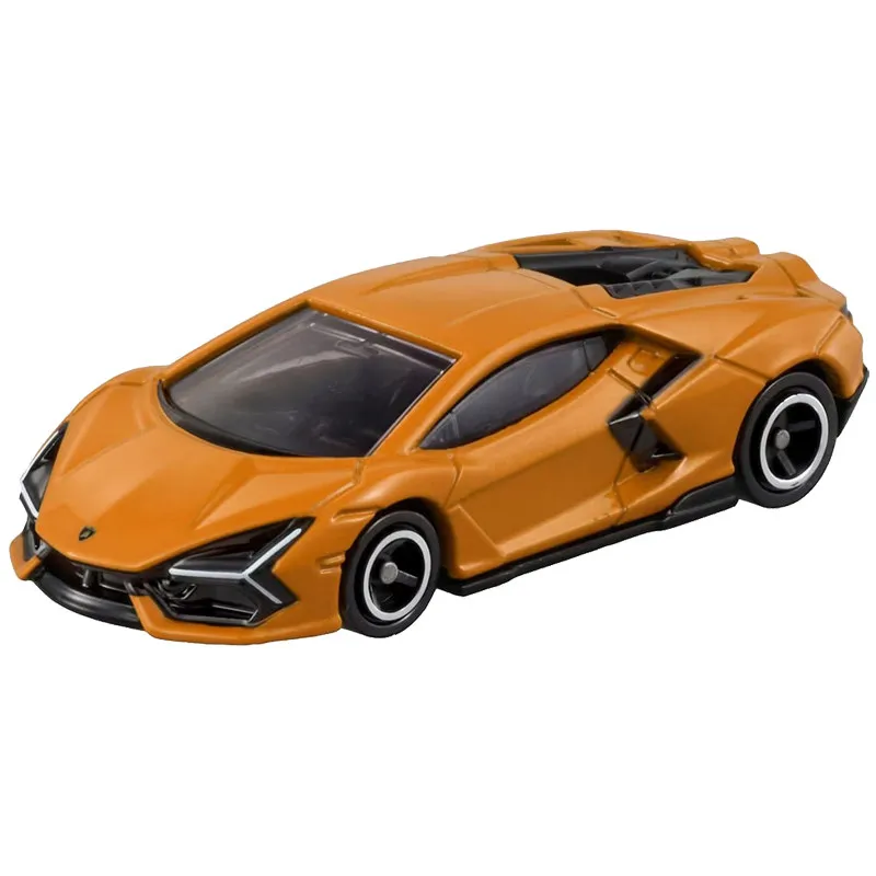 Original TAKARA TOMY Tomica No.107 Lamborghini Revuelto 1/64 Diecast Alloy V12 Hybrid Hypercar with Working Suspension Collectib