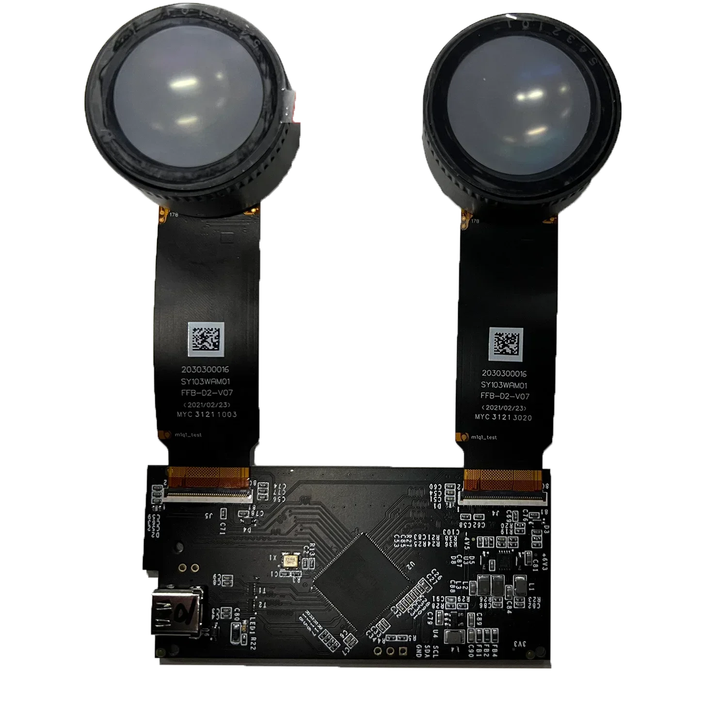 

2025 SeeYA SY103WAG01 2560*2560 FOV 90 hot selling diopter adjust pancake Display optical module vr virtual reality