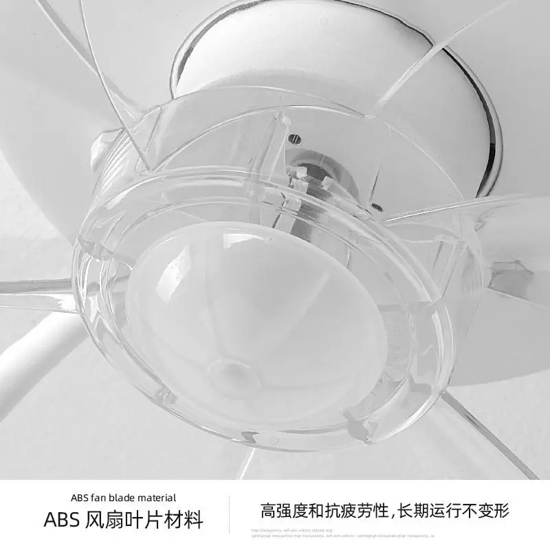 Remote Ceiling Fan with light bedroom silent modern living bedroom restaurant balcony ceiling fan light Frequency conversion