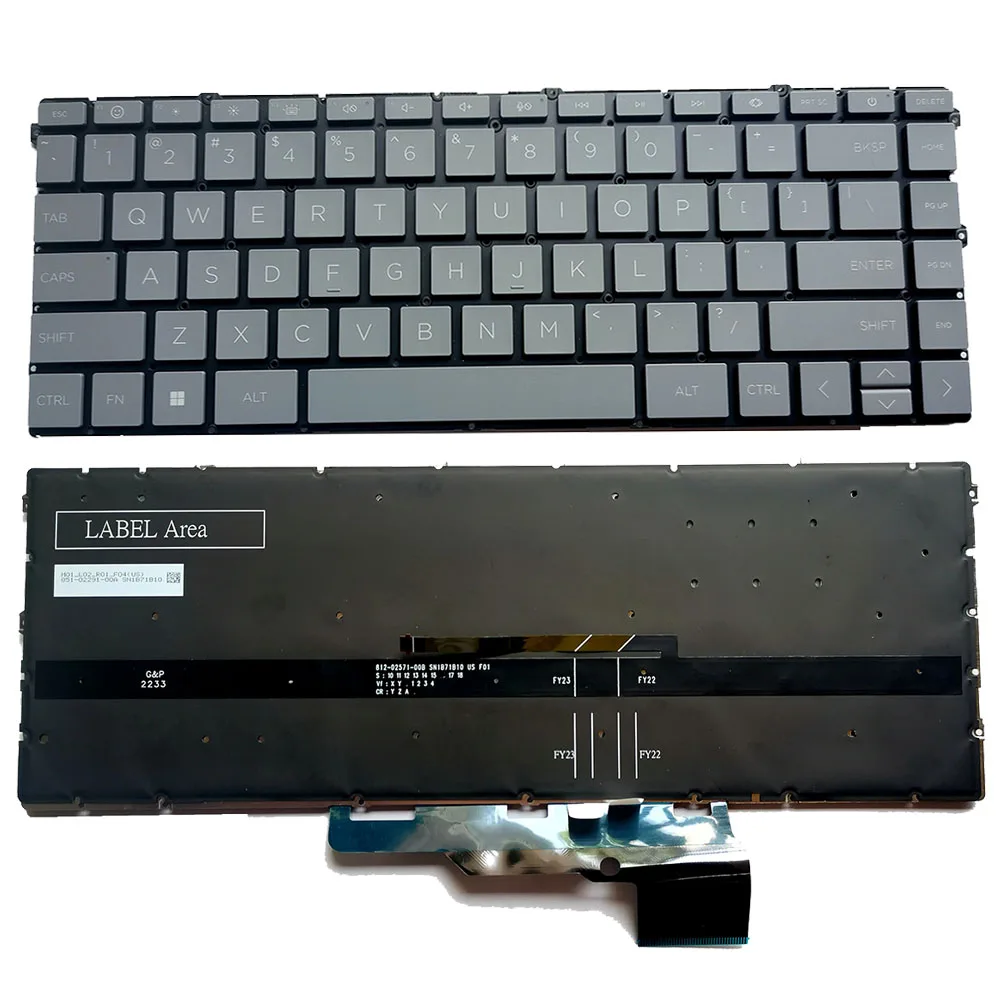 US Backlit Keyboard For HP Envy 15-FE 15-FE0013DX 15-FH 15-FH0013DX TPN-C165