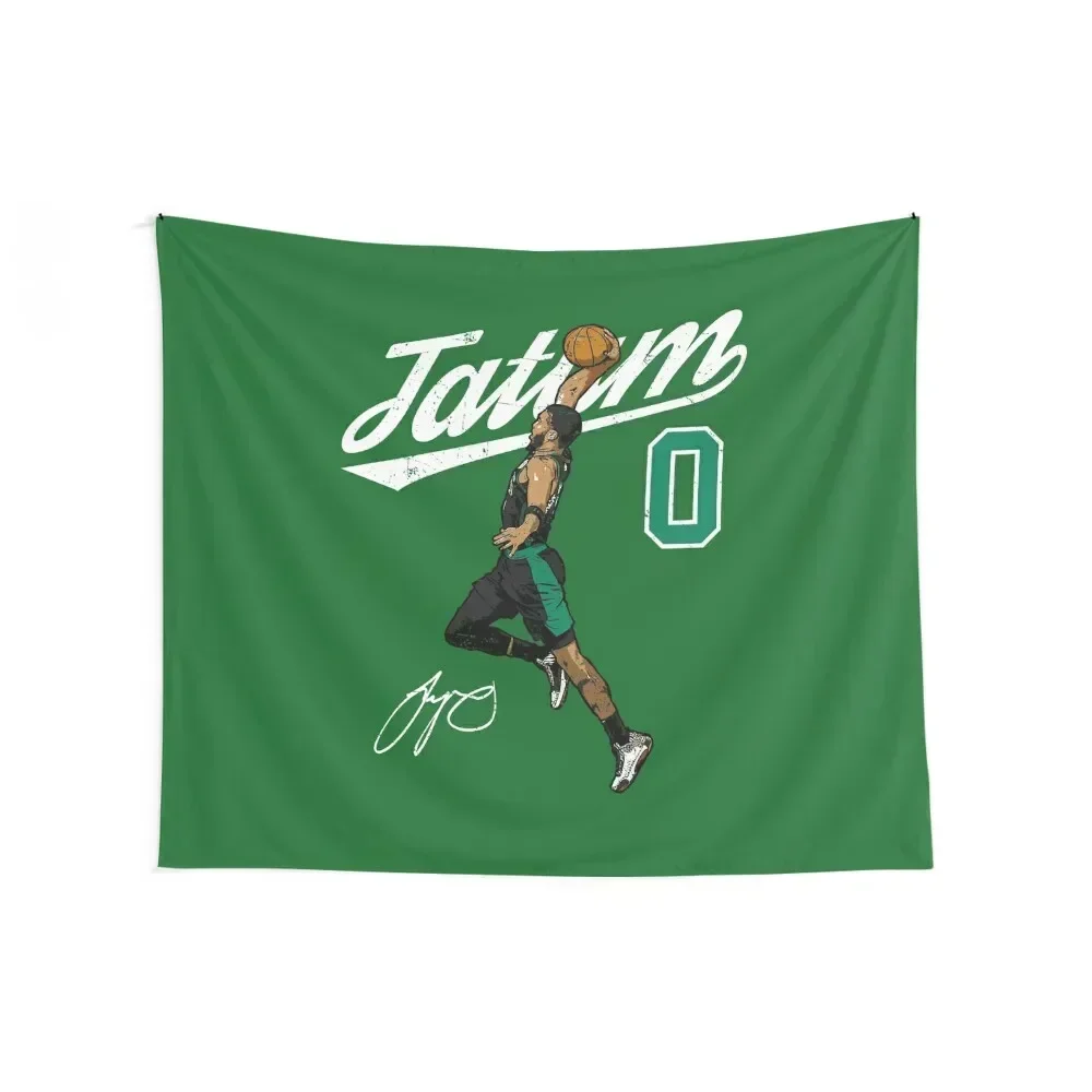 Tatum Boston Basketball Gift Tapestry Home Decoration Accessories Room Decoration Aesthetic Tapestry