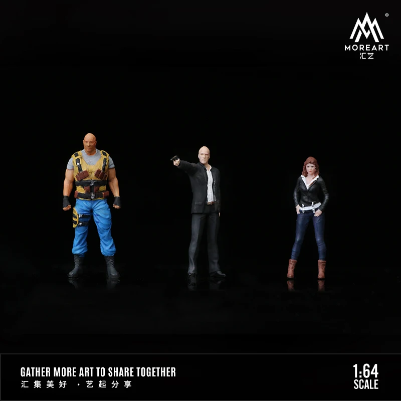 مجموعة مجسمات الراتنج من MoreArt 1:64 للسرعة والعاطفة