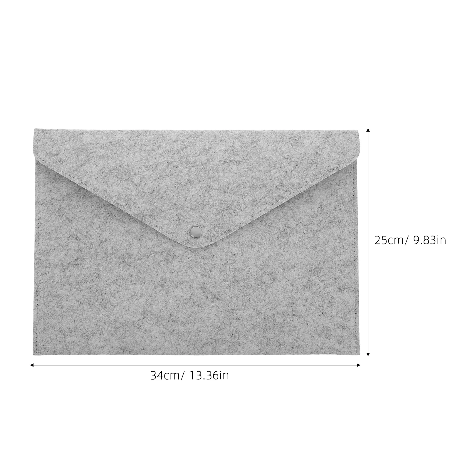 ورأى مجلد ملفات منظم الورق المحمولة رمادي داكن رمادي فاتح زر إغلاق وثيقة الناقل حقيبة يد مغلف حجم الرسالة #3