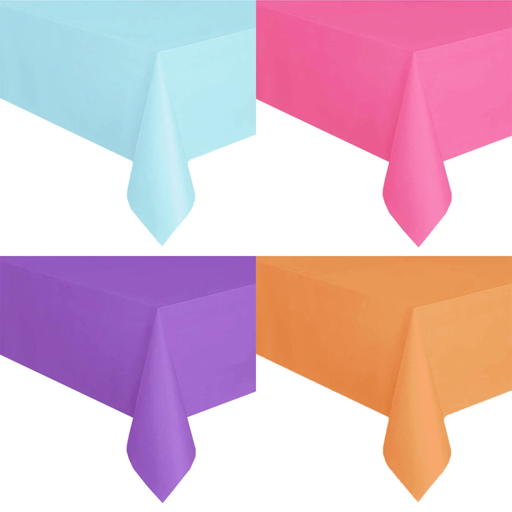 Einweg-Tischdecke, weiß, schwarz, rosa, goldfarben, Kunststoff, für Geburtstag, Hochzeit, Party, Esstisch, Dekoration, Gastgeschenk – Detail 2