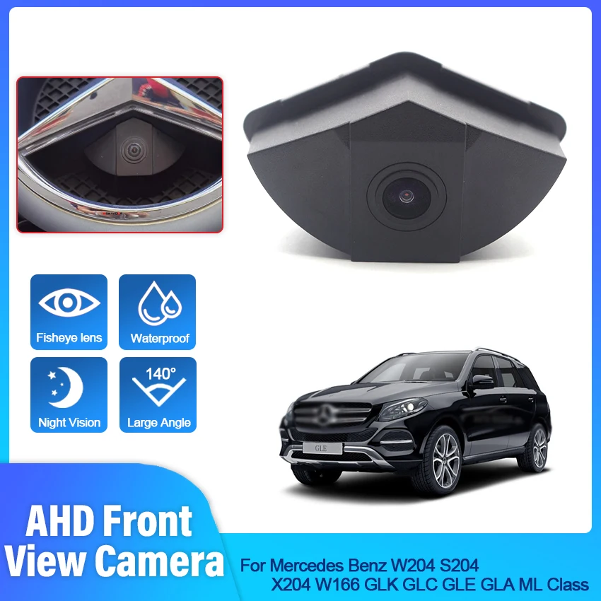 

AHD 1080P Fisheye CCD Car Front View Parking Positive Logo Camera For Mercedes Benz W204 S204 X204 W166 GLK GLC GLE GLA ML Class