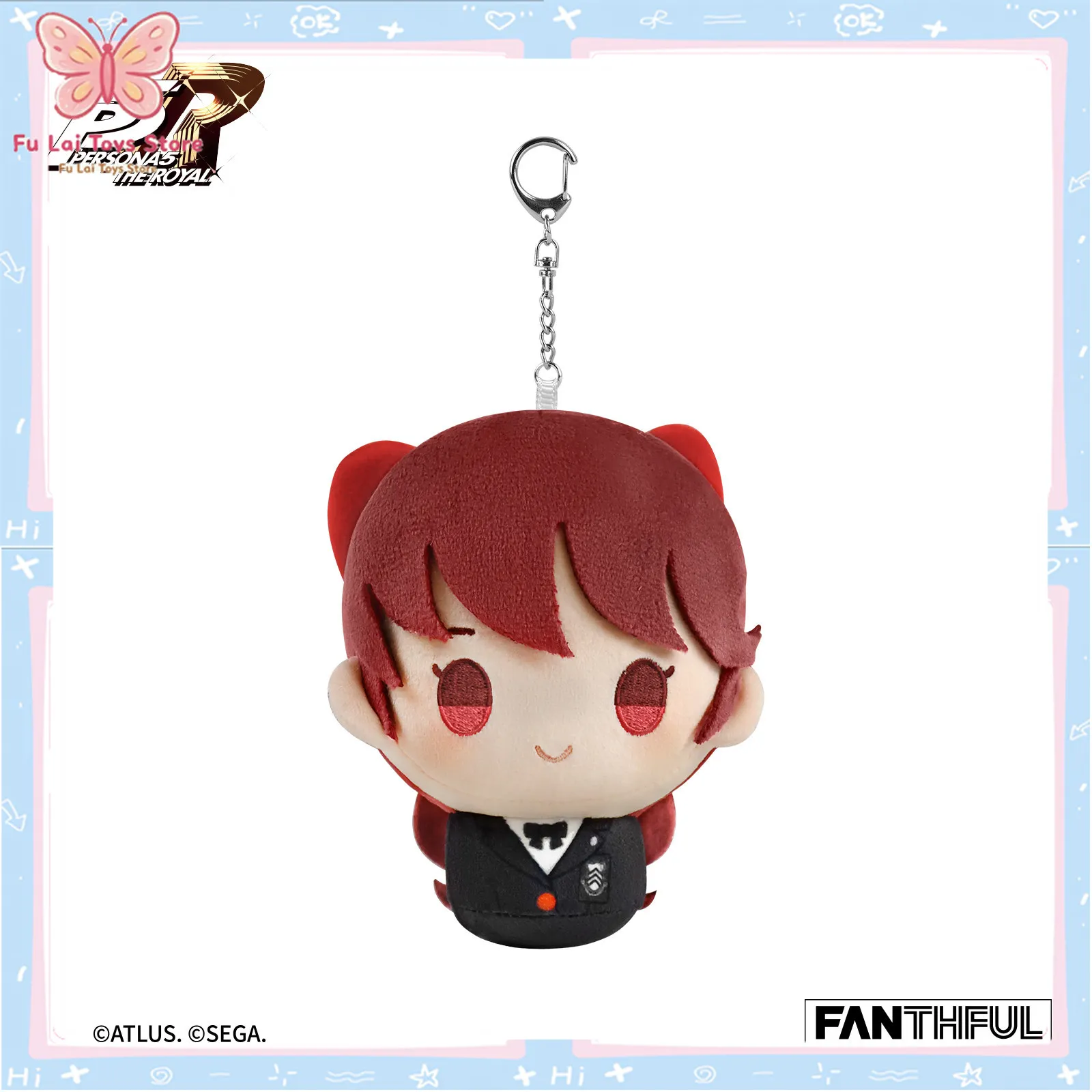 

Authentic FANTHFUL Persona 5 Royal Super Cute Plush Keychain Joker Anime Character Game Merch Plush Toy Birthday Gift In Stock