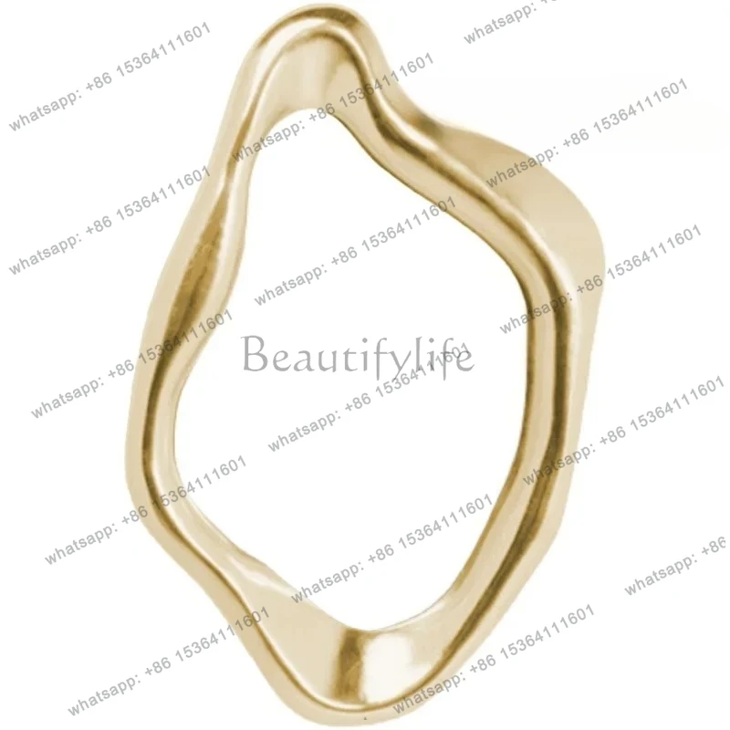 

LXEuropean decorative meal border special-shaped makeup mirror retro art mirror wall hanging light luxury bathroom mirrorSSS