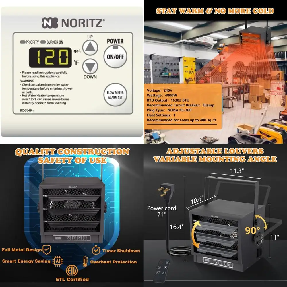 

Tankless Water Heater Remote Controller, Advanced Digital Interface for Precise Temperature Control and Energy Efficiency