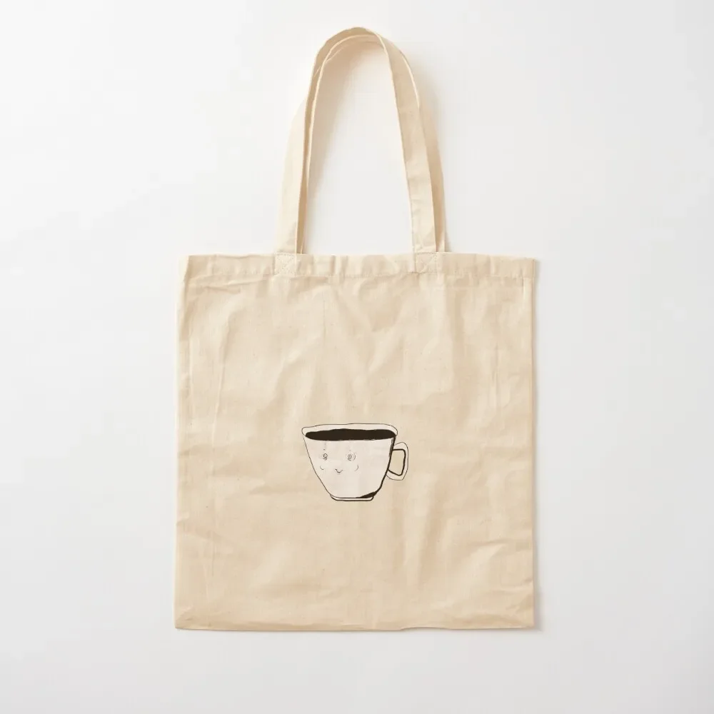 Mr Coffee Cup Tote Bag Women's bag personalized tote bag shopping Fabric