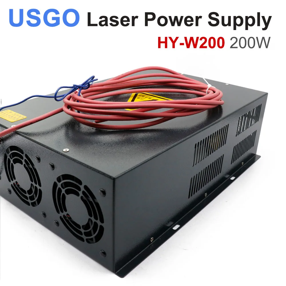 Imagem -04 - Usgo Co2 Laser Power Supply Co2 Laser Gravação e Máquina de Corte Hy-w200 180w200w