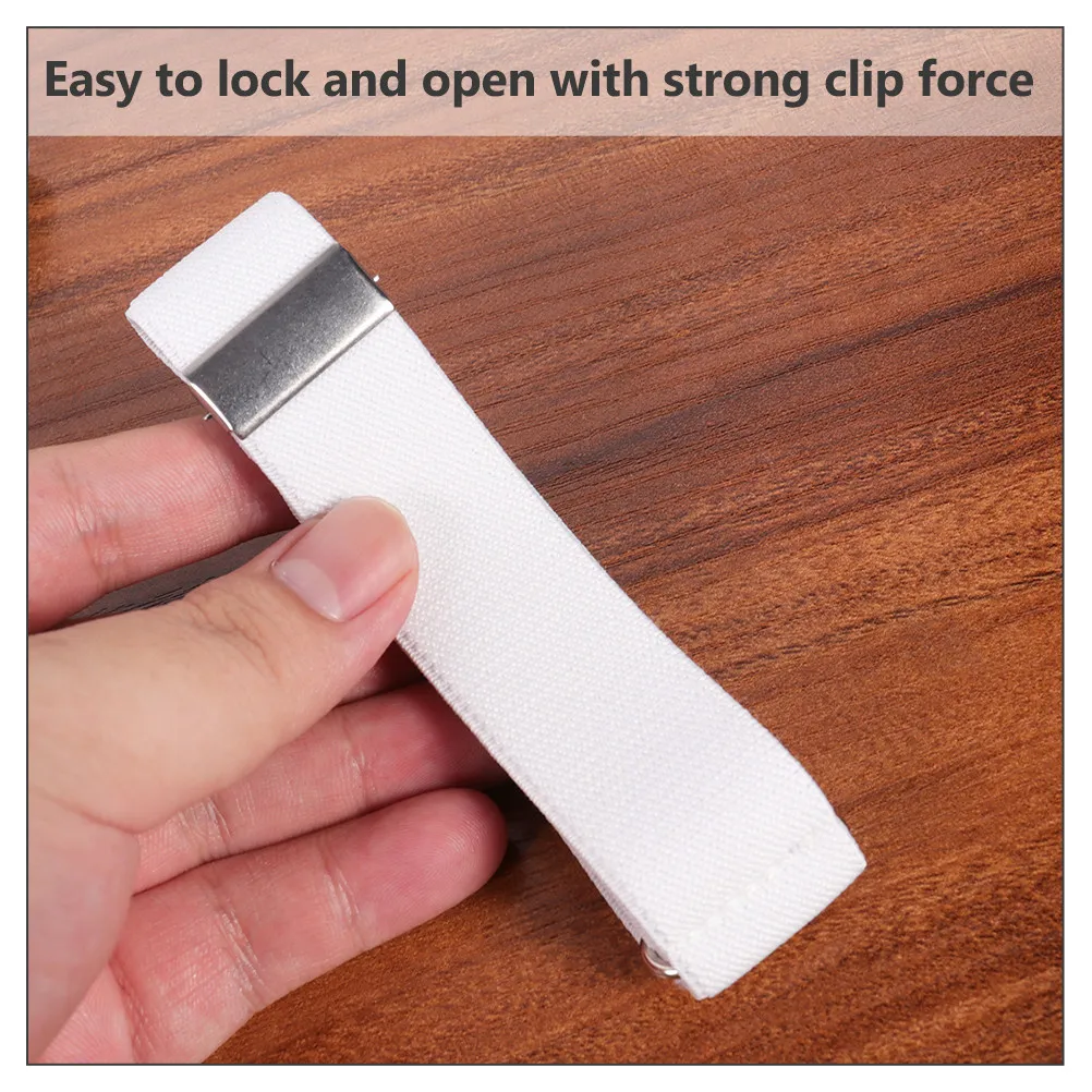 

3Pairs Unisex Anti-Slip Sleeve Garters Nylon Shirt Sleeve Holders Adjustable Comfort Fit for Formal Daily Wear Uniform Office