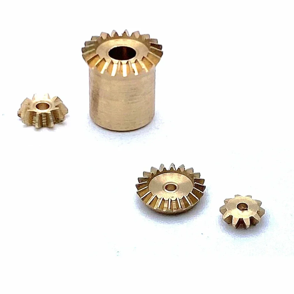 1:2 Bevel Gear 0.3M 10T 20T 1/2MM 90 Degree Transmission 10 Teeth/20 Teeth DIY Car Model Micro Car