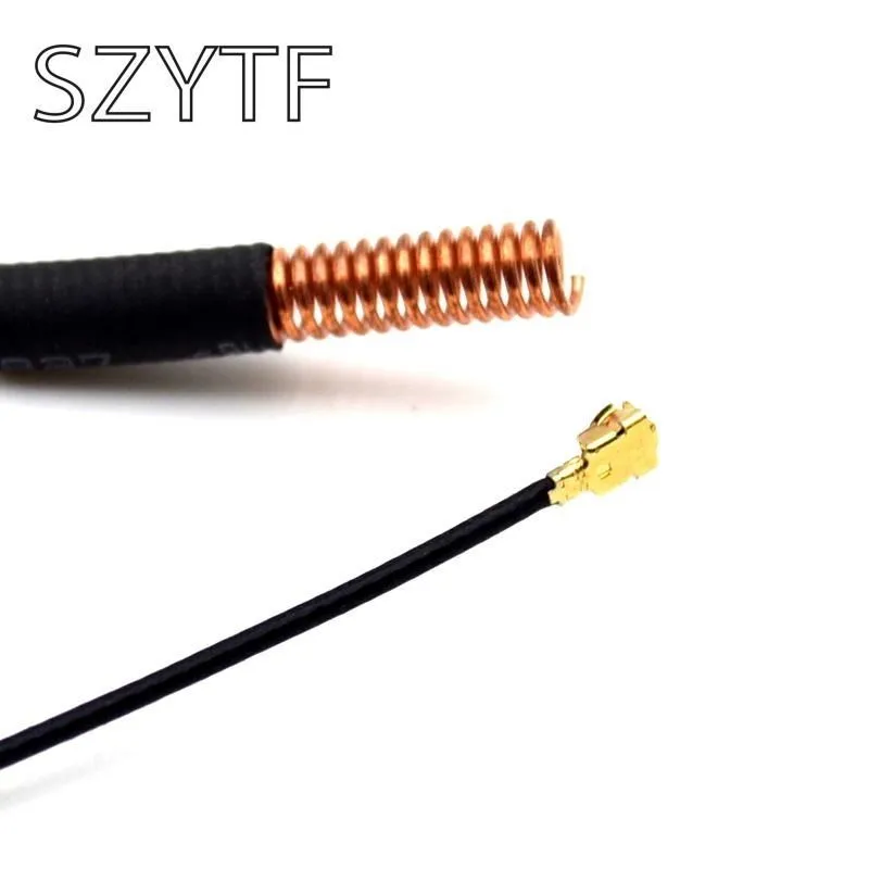 5pcs 433MHz Wireless Built-in Spring Antenna Module Brass IPEX Interface 3dBi 50 ohm 433m Data Transmission Aerial image 2
