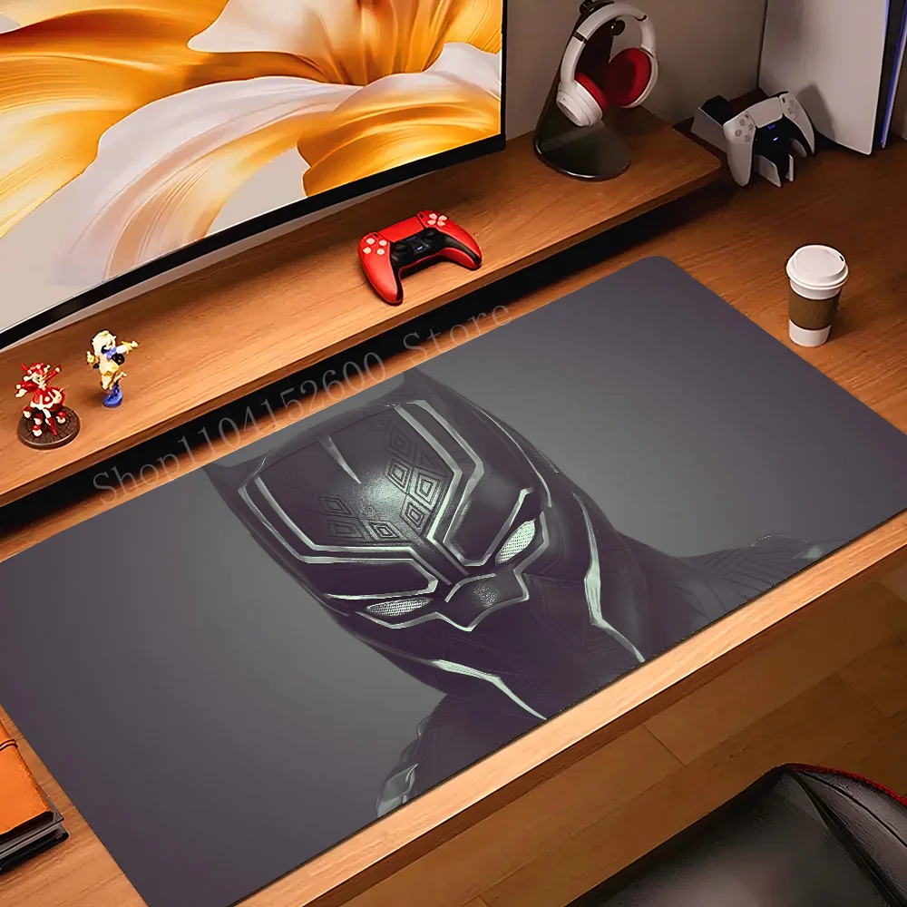 

Black Panther Mousepad Mouse Mat Desk Mat With Pad Gaming Accessories Prime Gaming XXL Keyboard Pad