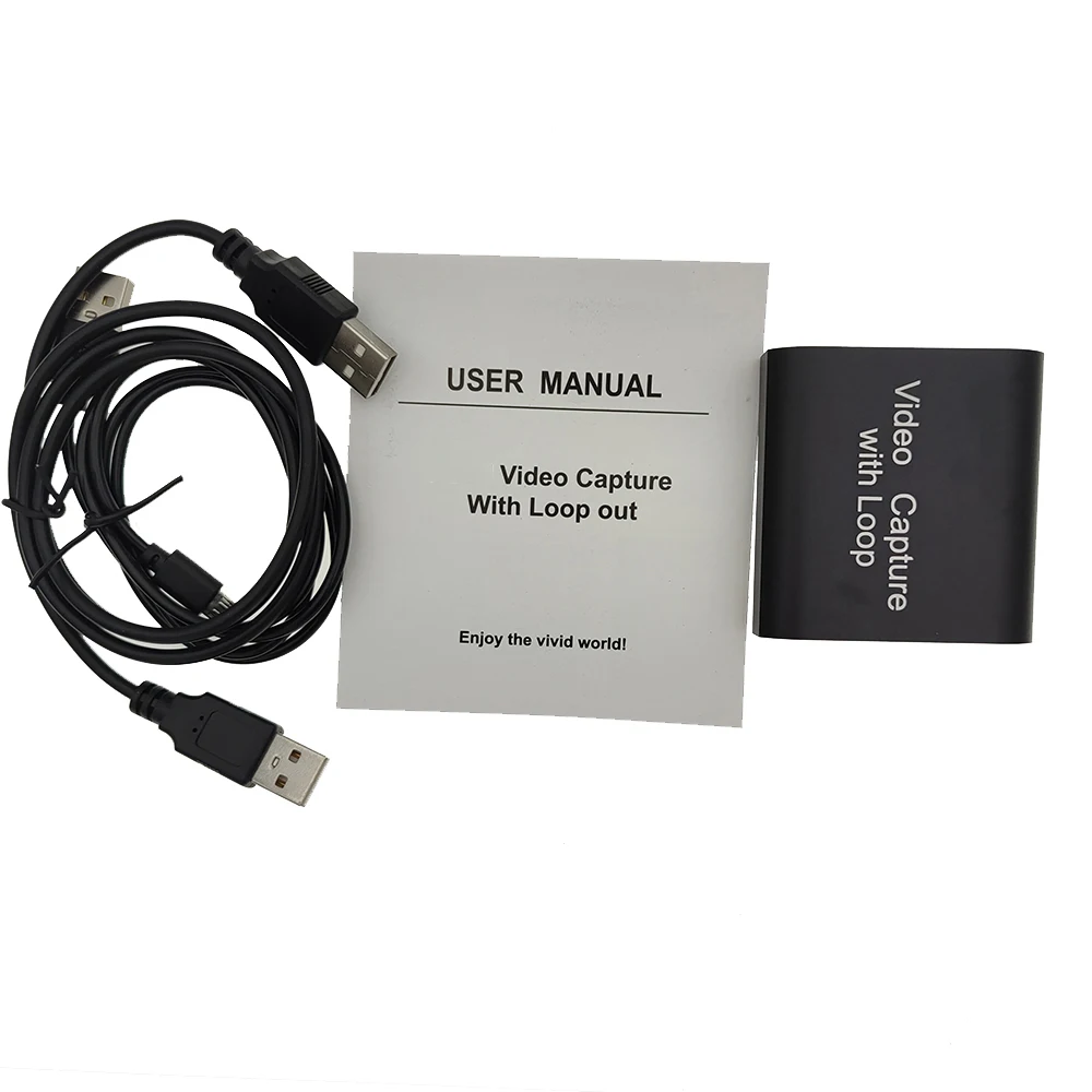 HD 1080P 4K HDMI-compatible Video Capture Card To USB 2.0 Video Capture Board Game Record Live Streaming Broadcast TV Local Loop