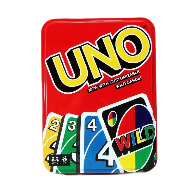 

Mattel UNO WILD Playing Cards Family Leisure Entertainment Board Games Halloween Party Fun Playing Cards Children's Toys Gifts