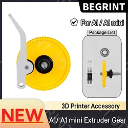 For Bambu Lab A1/ A1 Mini Original Extruder Gear Assembly Reinforced Materials For Bambu Lab A1 Series 3D Printer Accessory