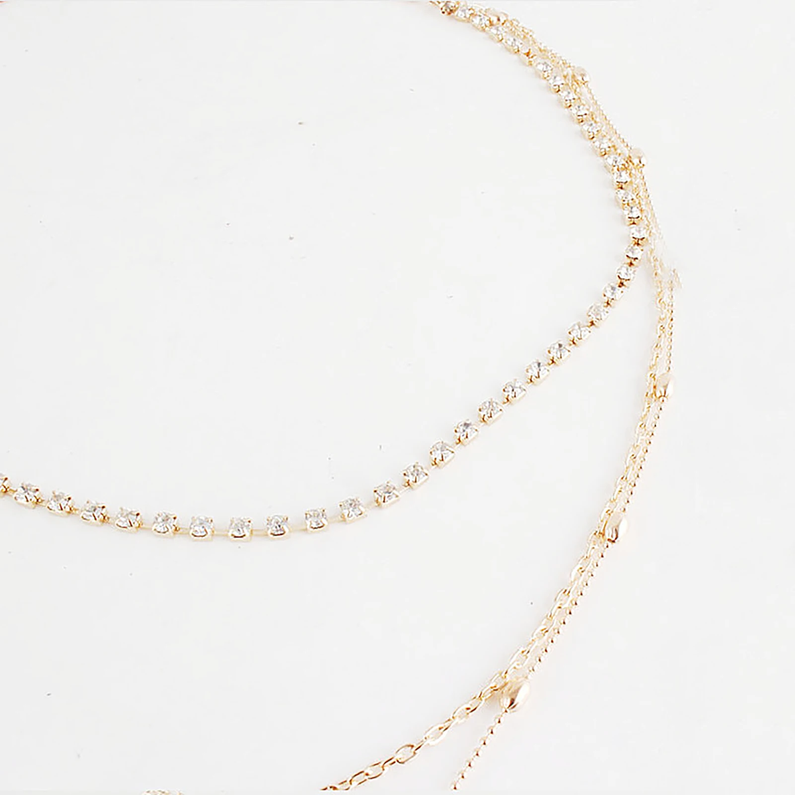 Minimalist Multilayer Long Tassel Pearls Pendant Necklace for Women Girls Party Gold/Silver Plated Chain Neck Jewelry Gifts