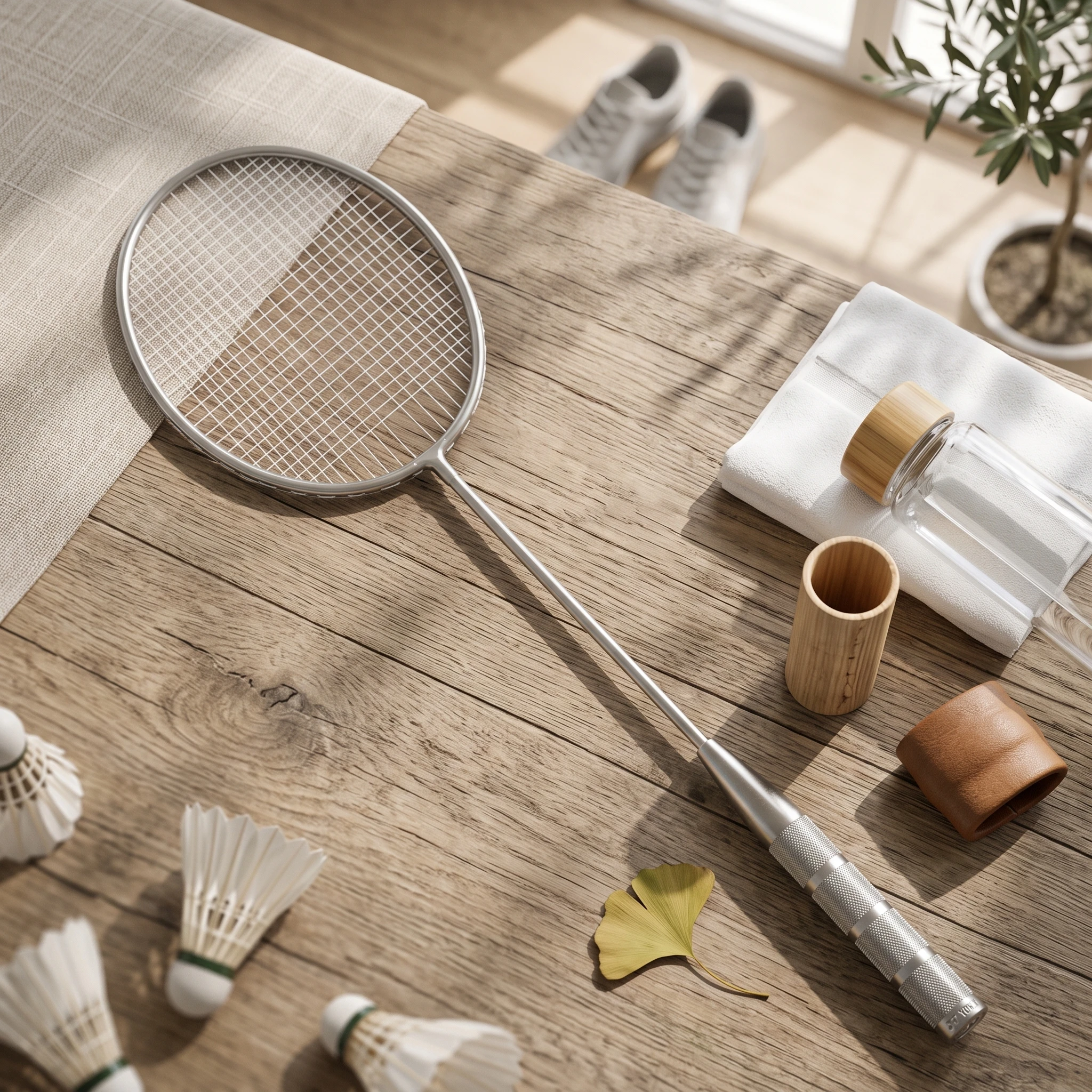 Badminton Training Racket Weighted Badminton Swing Coach Racket with Knurled Handle Rust-Resistant Sports Equipment Long-Lasting