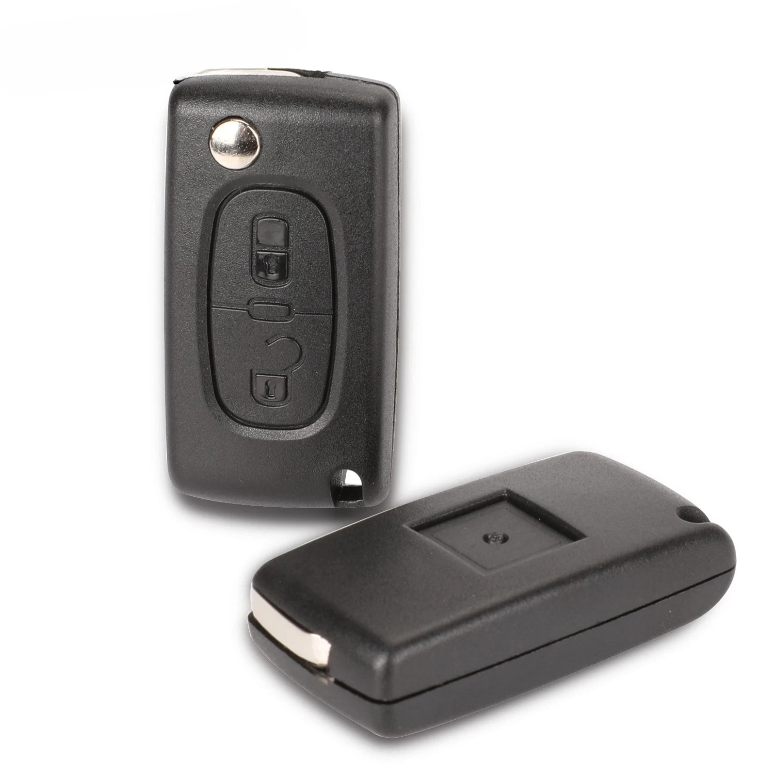 

2 Buttons Flip Folding Key Case Blank Shell For Peugeot 107 207 407 307 307S 308 407 607 807 VA2/HCA Ce0523 Ce0536