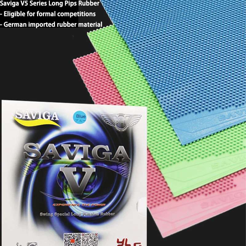 -DAWEI SAVIGA V لوح مطاطي لتنس الطاولة، بثور طويلة خاصة، جزيئات صغيرة ملونة، مطاط بينج بونج بدون إسفنجة هجومية #2