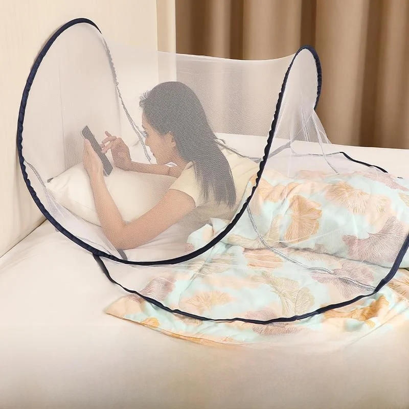 Foldable Portable Mosquito-Resistant Head Cover Sleeping Aid No-Installation Required for Students Dormitory Special Use