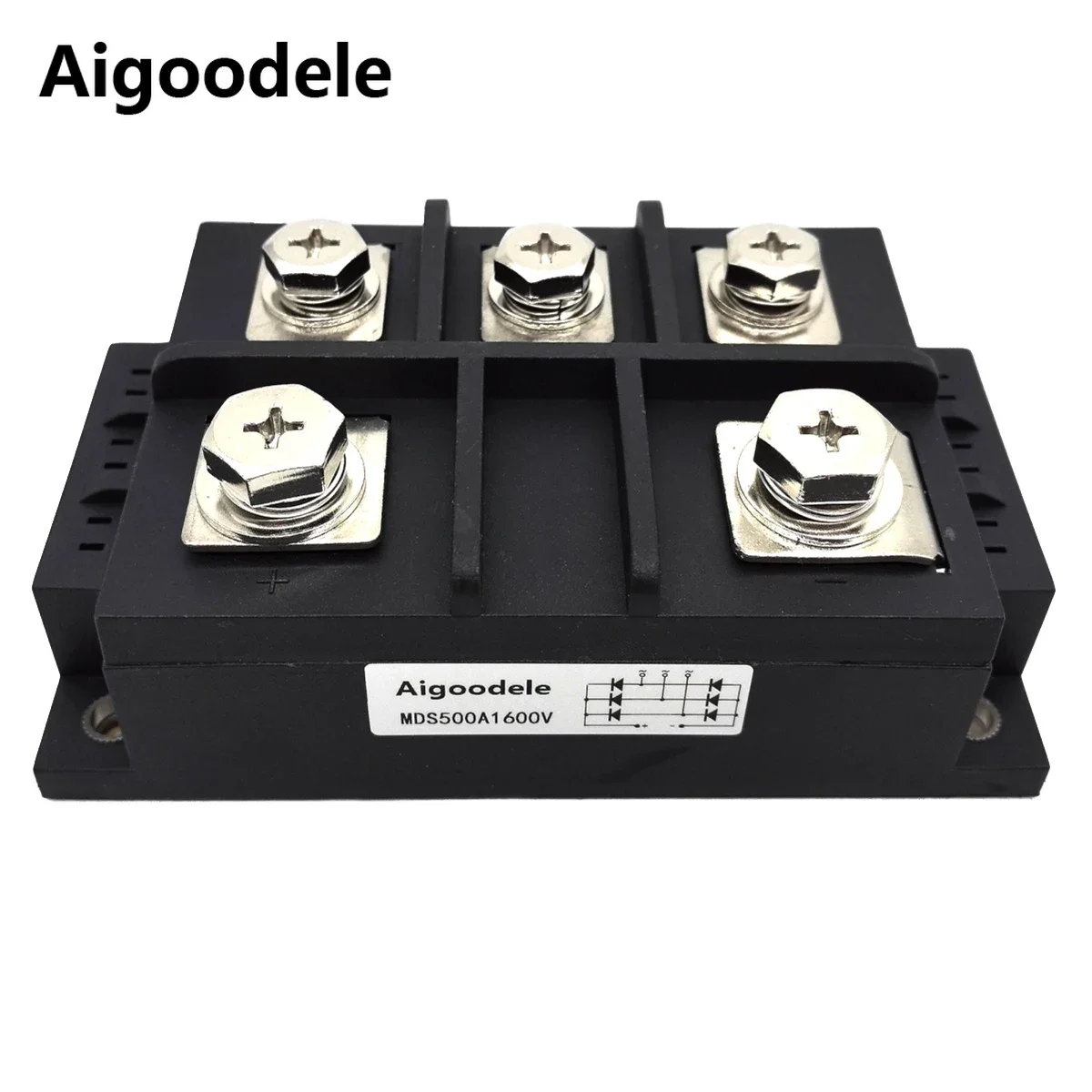 500A MDS Three-Phase Diode Bridge Rectifier Module 1600V Copper Base High Power AC to DC MDS500A1600V MDS500A-16