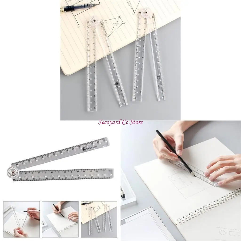

N3UC Drawing Ruler Measuring length 0-30cm (0-12Inch) for Drawing Measuring
