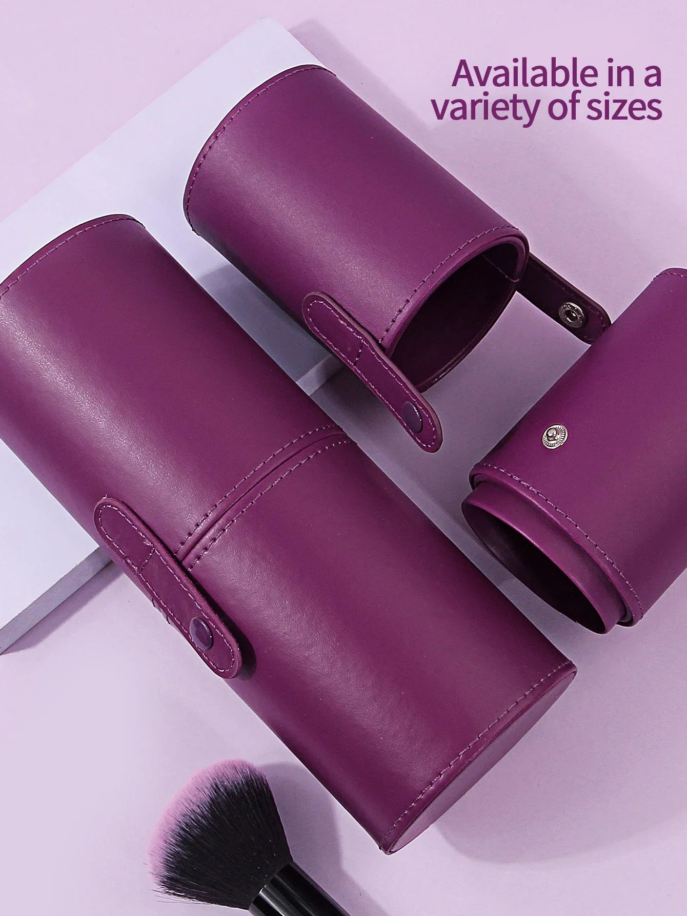 السفر بو الجلود فرشاة للمكياج أدوات حامل أقلام التجميل تخزين كأس صندوق أدوات ماكياج المحمولة المنظم