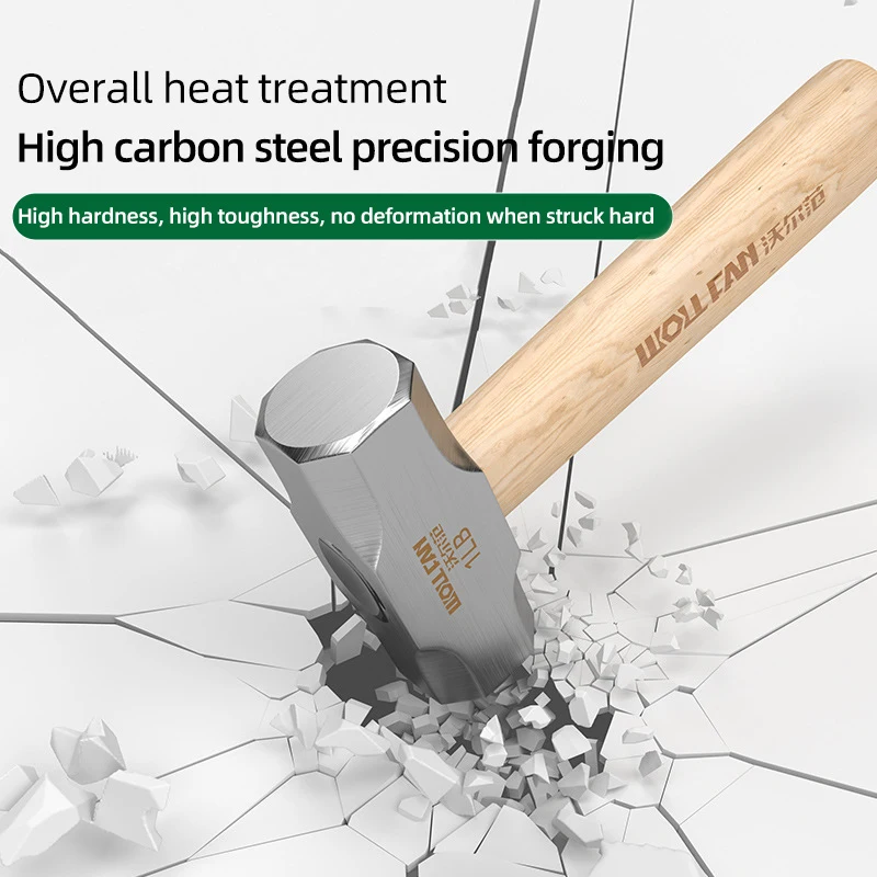 Small Hammer Mini Claw Hammer Head Fitter Hammer Octagonal Hammer Multifunctional Integrated Nail Hammer Nail Hammer Woodworking