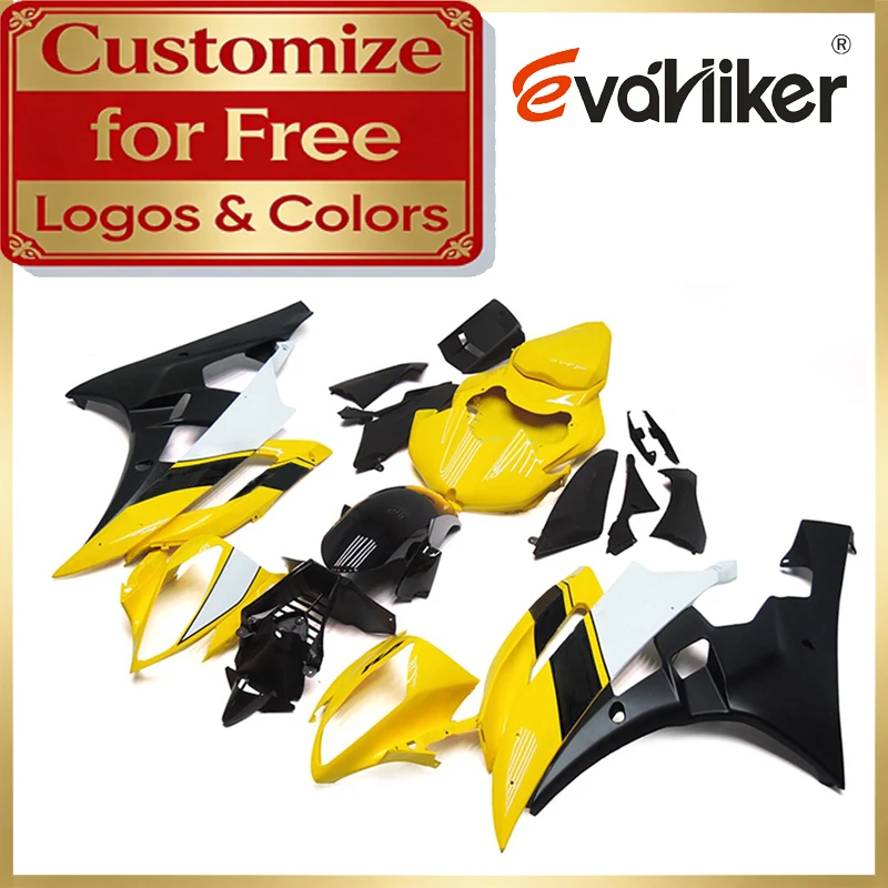 ABS Plastic Fairing Kit For Yamaha YZFR6 2006 2007 YZF-R6 06 07 Motorcycle Injection Fairing Custom Patterns And Colors