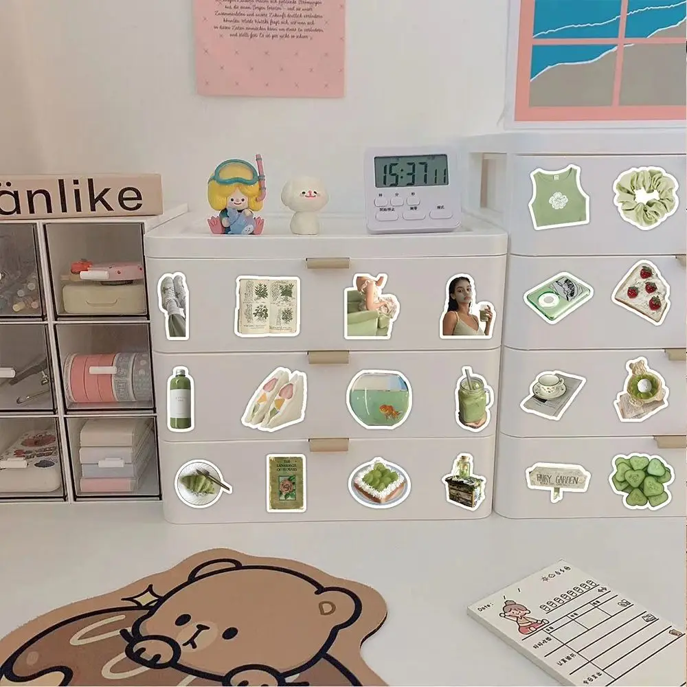 DIY Crafts Blue Gentle Ballet Sticker Adhesive Waterproof Girls Romance Diary Sticker Hand Account Decorative