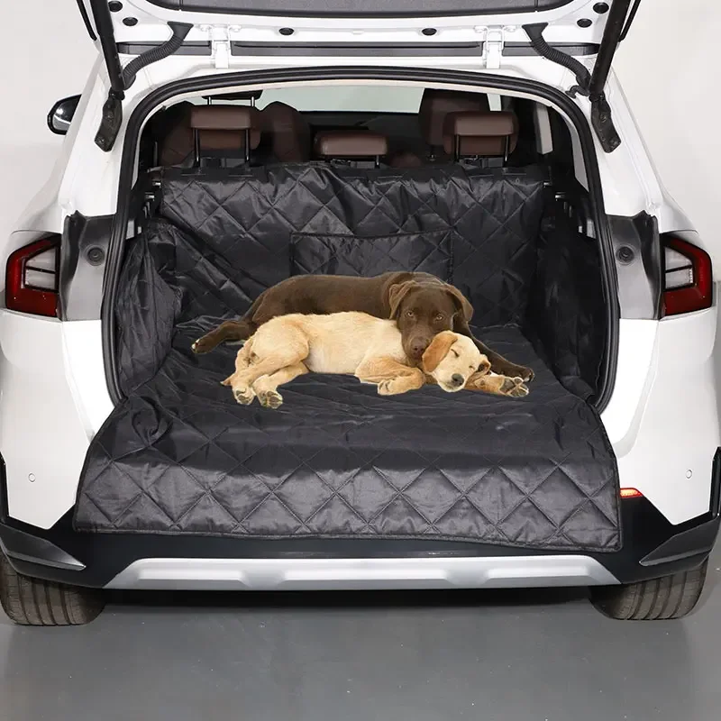 

For BMW X1 iX1 U11 2023-2024 Oxford Cloth Black Car Trunk Pet Seat Cover Pet Transport Pad Car Accessories