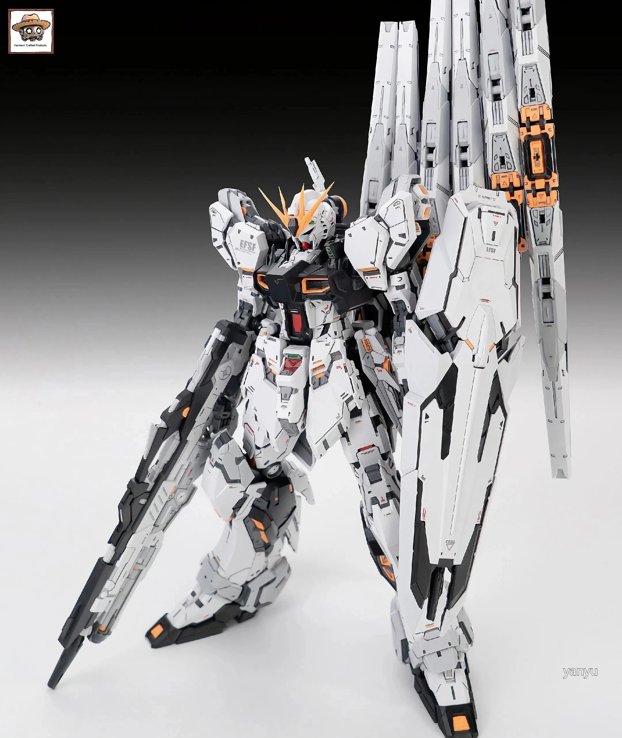 Farmer creates cow GK shaped Guochuang mecha 100 scale assembled model