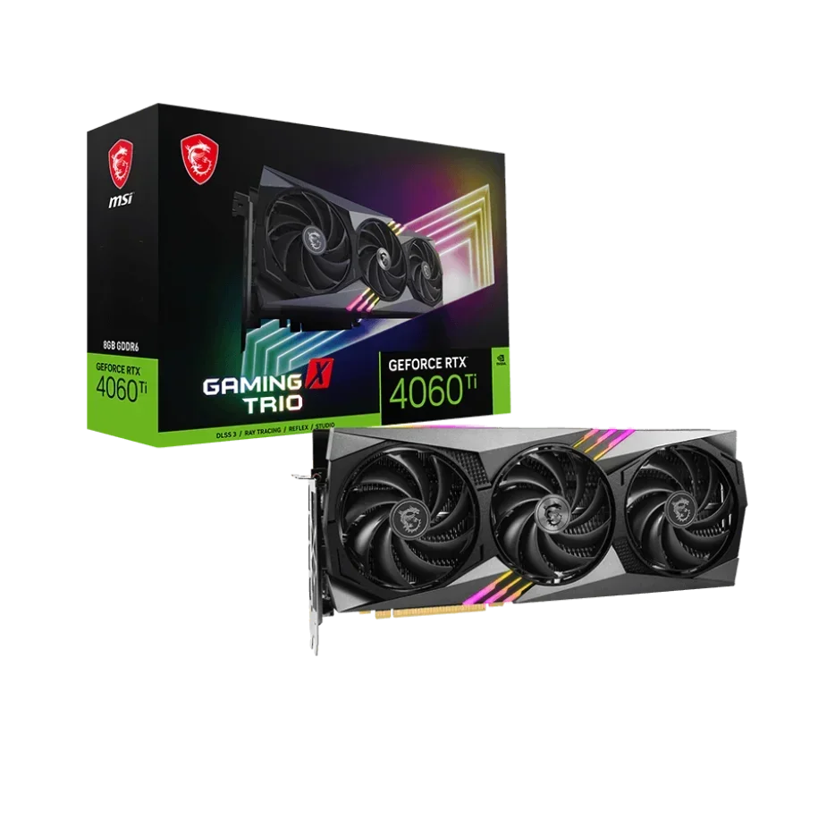 

Новая игровая видеокарта RTX 4060 Ti GAMING X TRIO 8G для игрового настольного компьютера 4060 ti GPU