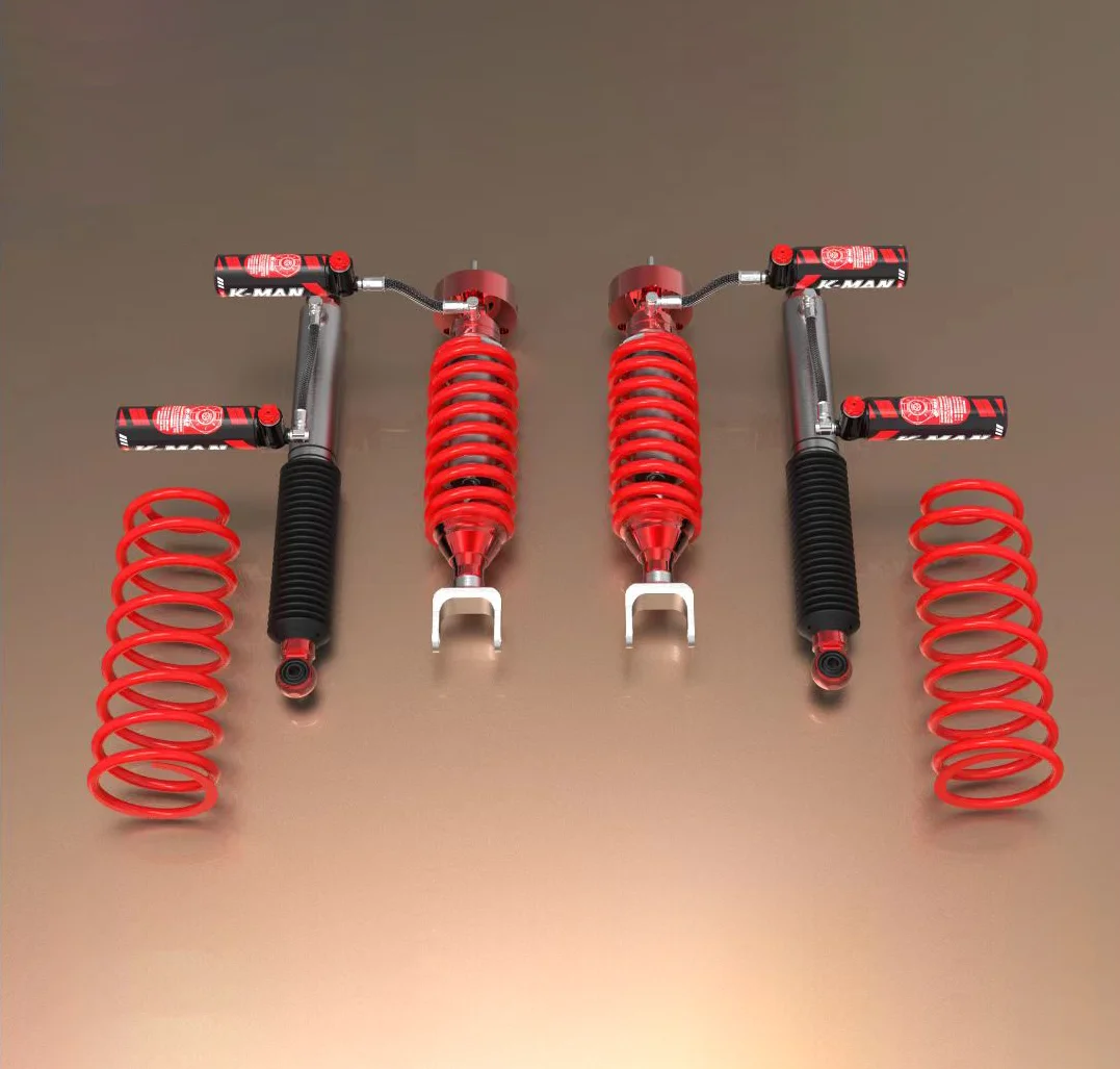 Separately Adjustable Compression and Rebound Damping Nitrogen Off-road 4X4 Shock Absorber Suspension 2 Inch Lift Kit K MAN